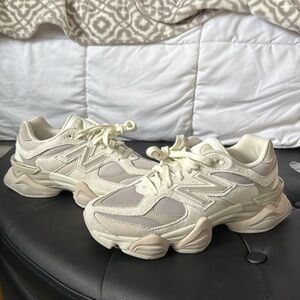 New Balance Cream Sneakers